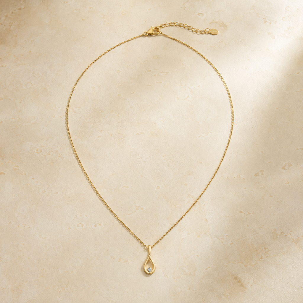 Collar Lágrima Nébula · joyería AZURA