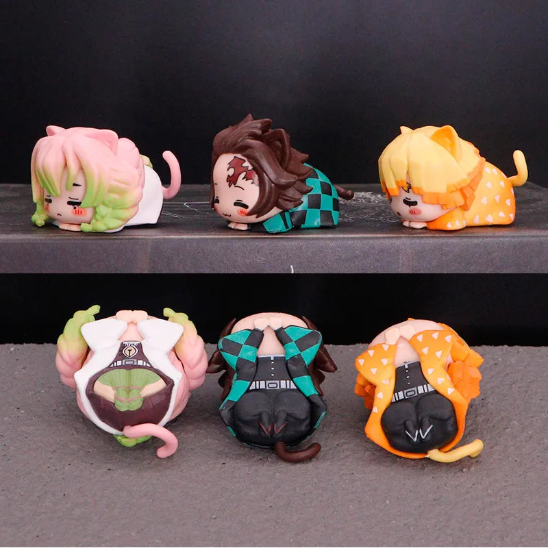 Set Cabezones Demon Slayer Durmientes